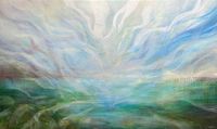 Gabriele Worf: Zum Wasser - Acryl auf Leinwand